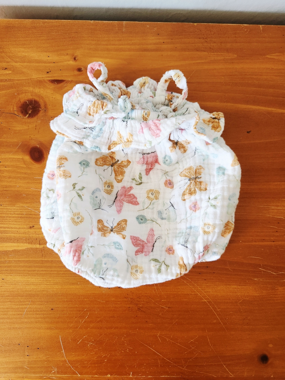 Angel Dear 6-12m Muslin Floral Print Bubble